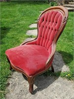 Vintage Parlor Chair 35 & 1/4" H