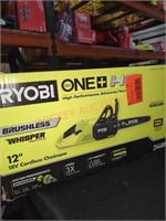 Ryobi 18V 12" Chainsaw: No battery or charger.