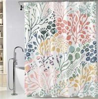 BIVINAR Colorful Abstract Floral Shower Curtain 7