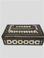 19th  ANGLO-INDIAN PERSAIN SEWING BOX,