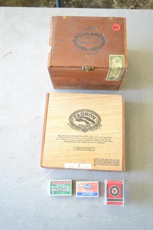 Cigar Boxes and Matches
