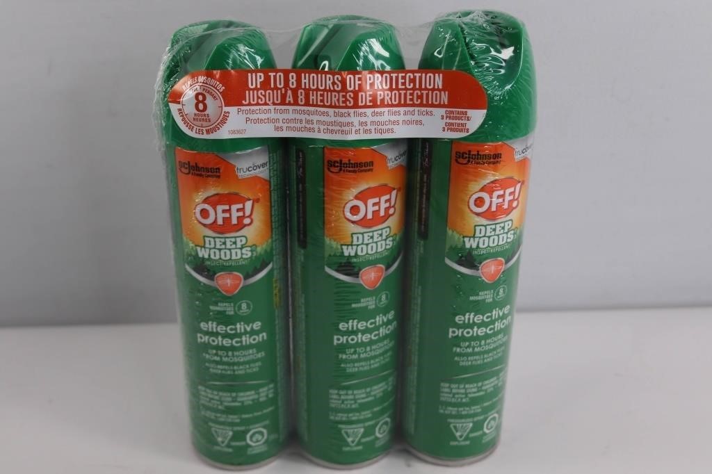 3PACK OFF! DEEP WOODS INSECT REPELLENT
