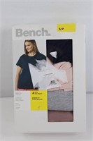4PACK BENCH WOMEN'S CREW NECK T-SHIRTS SIZE SMALL
