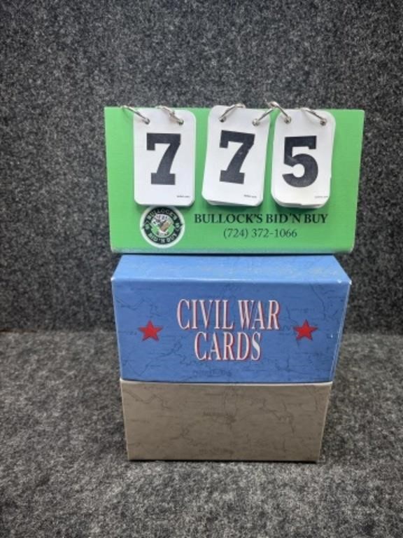 Civil War Educational Card Set