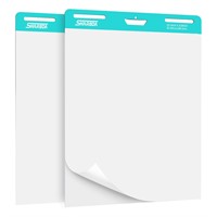 SHARBDA Sticky Easel Pad,20 in x 23 in,Flip Chart