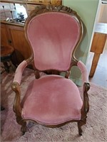 Vintage Parlor Chair 41 & 1/2" H