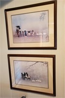 3ct Framed Amish Prints 17 & 1/4 x 25 & 3/8"