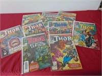 Nine Comic Books, Thor, Spider man