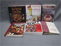 6 Assorted Cook Books