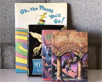 Reading Books-Harry Potter, Dr. Seuss