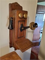 Modernized Antique Wall Phone 26" H