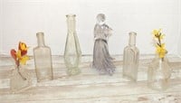 VINTAGE BOTTLES & GLASS ANGEL