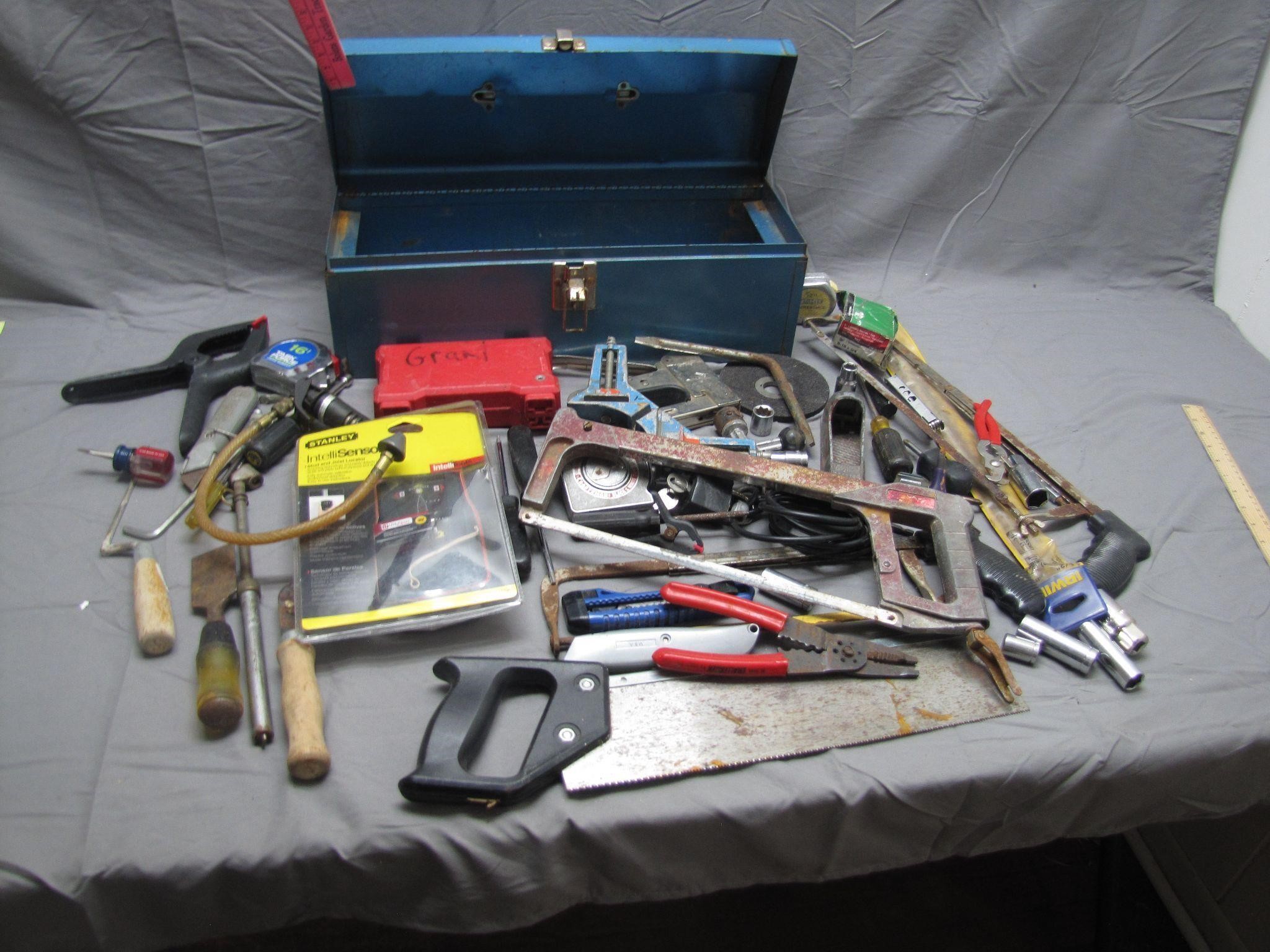 Tool Box With Assorted Unique Tools