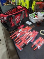 Milwaukee packout with 6 small tools inside