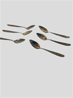 6 silver spoon russian