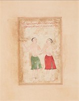 qajar persain manuscript muragga nastaliq 28 /18cm