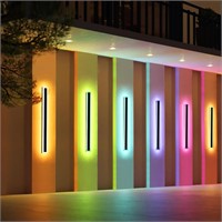 23.6inch Outdoor RGBW Long Wall Light, 7 Colour V