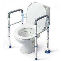 GreenChief Toilet Safety Rails Foldable, Stand Al