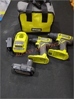 RYOBI 18V Brushless 2 Tool Combo Kit