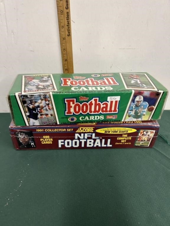 2 Boxes Factory Sealed Football Cards