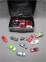 Lot Of Assorted Cool Hot Wheels Cars & Case