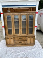 Wooden and Glass Display Case / China Cabinet