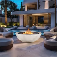 SUMELL 2-Piece Outdoor Propane Fire Pit Table Set