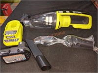 Ryobi 18v performance hand vacuum kit
