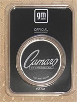 1 OZ Silver Coin – GM Camaro By Chevrolet