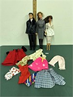 Vintage Barbie and Clothes Lot