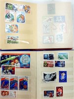 Albums de timbres de sport, avion, etc. dont neufs
