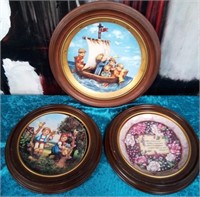 11 - LOT OF 3 COLLECTIBLE PLATES (A125)