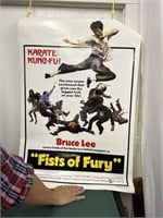 Bruce Lee's Fist of Fury 1973 Movie Poster