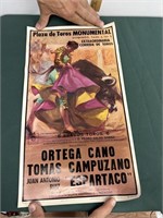 Spanish "Plaza de Toros Monumental" Poster