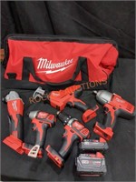 Milwaukee M18 5 Tool Combo Kit