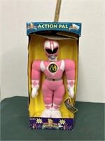 1993 Power Ranger Pink Ranger Doll 20" small stain