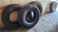 (3) Used 11R 22.5 Asst Tires