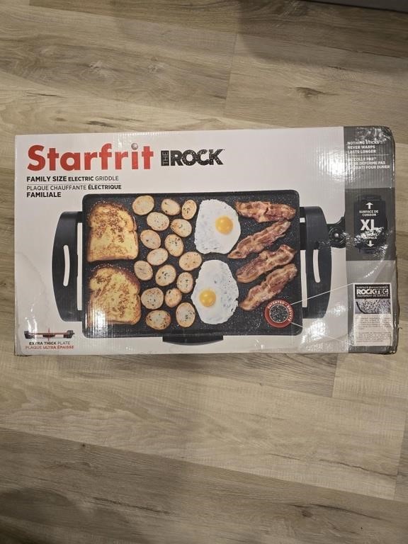 New - Starfrit Rock - Electric Griddle