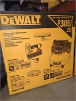 DeWalt 6 Gal Air Compressor and Nailer Kit