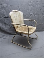 Antique Metal Children's Chair