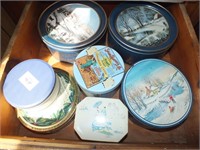 CURRIER AND IVES ICE CREAM TINS, SEARS & MORE TINS