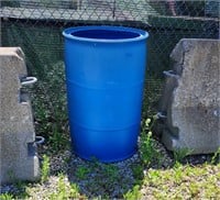 Approx (13) Blue Plastic Drums