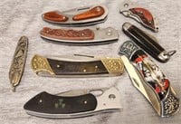 Z - LOT OF COLLECTIBLE POCKET KNIVES (P232)