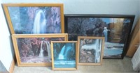 SCENERY PRINTS - WALL ART - 5 PICTURES