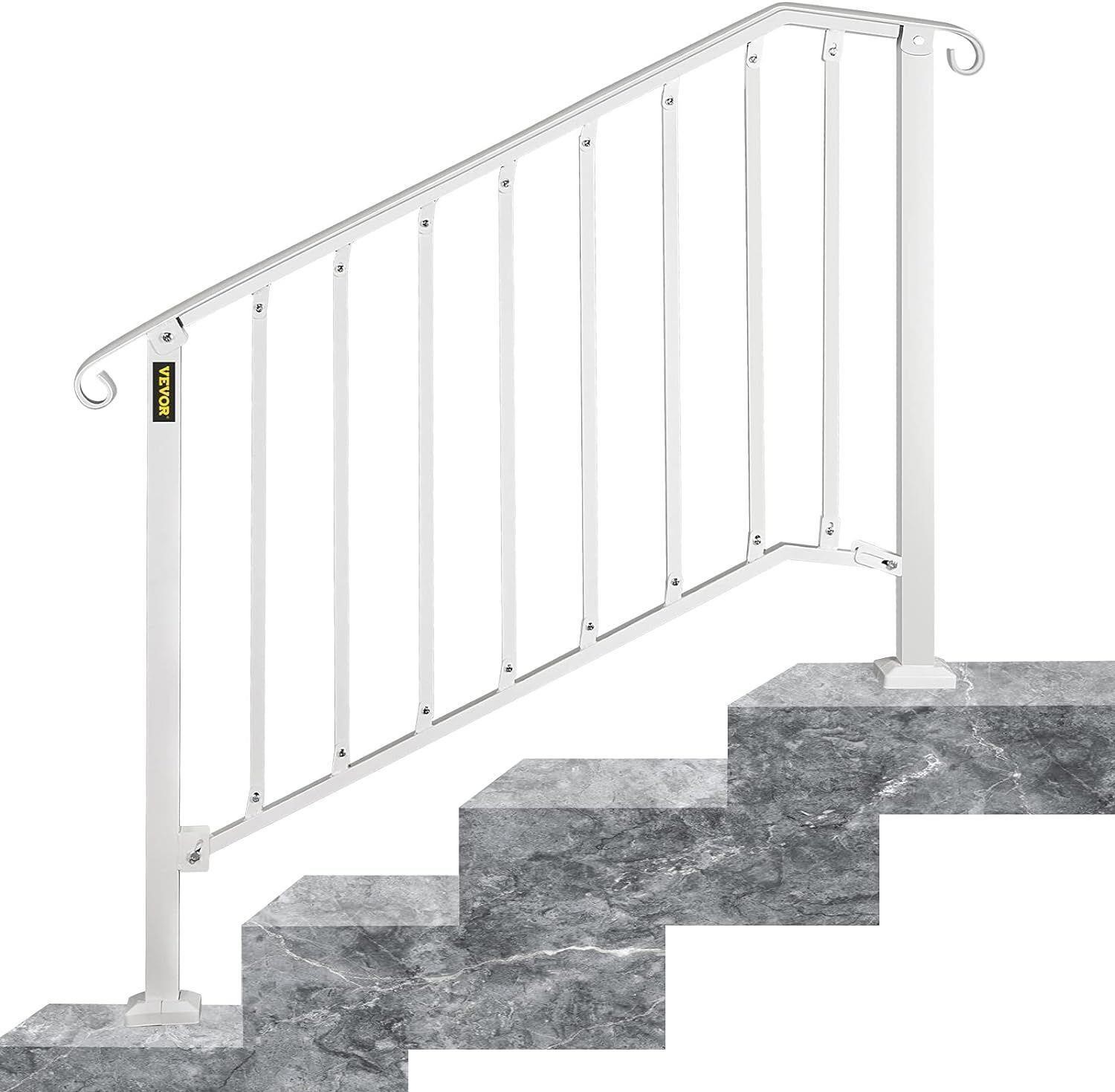 VEVOR 3-4 Steps Handrail for Outdoor Steps