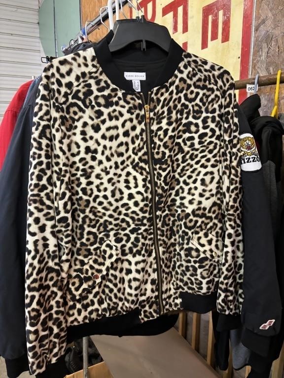 Leopard design jacket