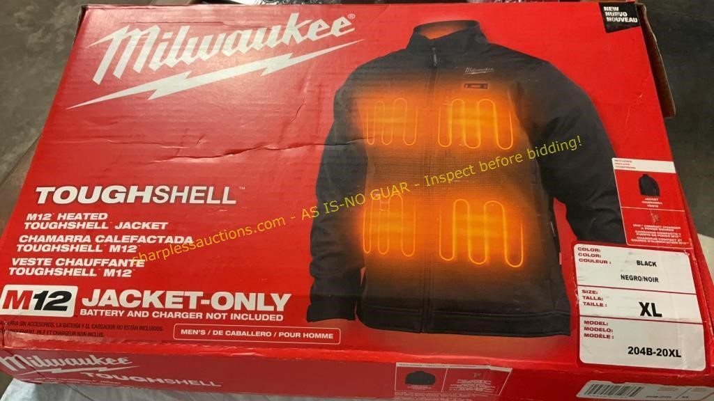 Milwaukee 12V Heated Toughshell Jacket Black