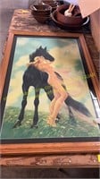 Lady & Horse Framed Picture