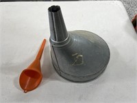 Vintage and New Oil Funnels