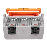 ICECON Insulated Food Pan Carrier with 3 Pans,22